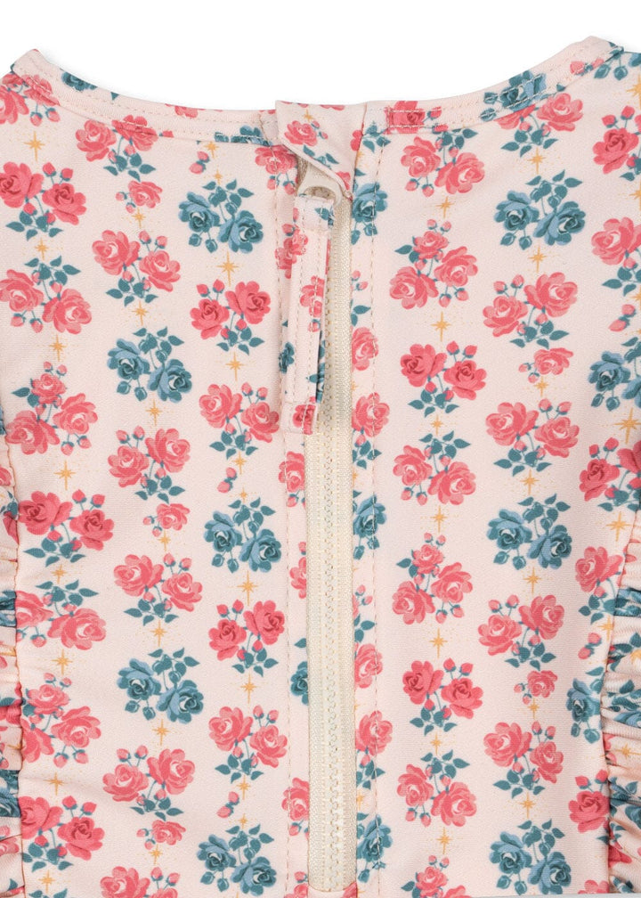 Konges Sløjd - Manuca Frill Onesie Grs Ks104986 - Lumina Rose Bodystockings 