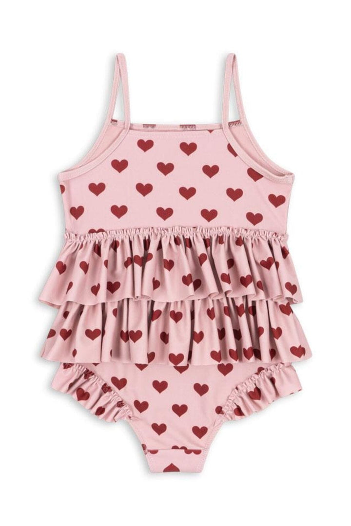 Konges Sløjd - Manuca Frill Swimsuit Grs Ks103264 - Amour Pink