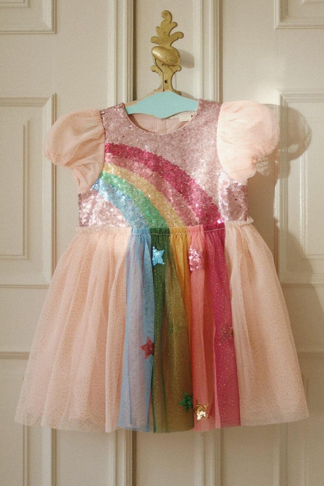 Konges Sløjd - Odette Rainbow Dress Ks103022 - Evening Sand