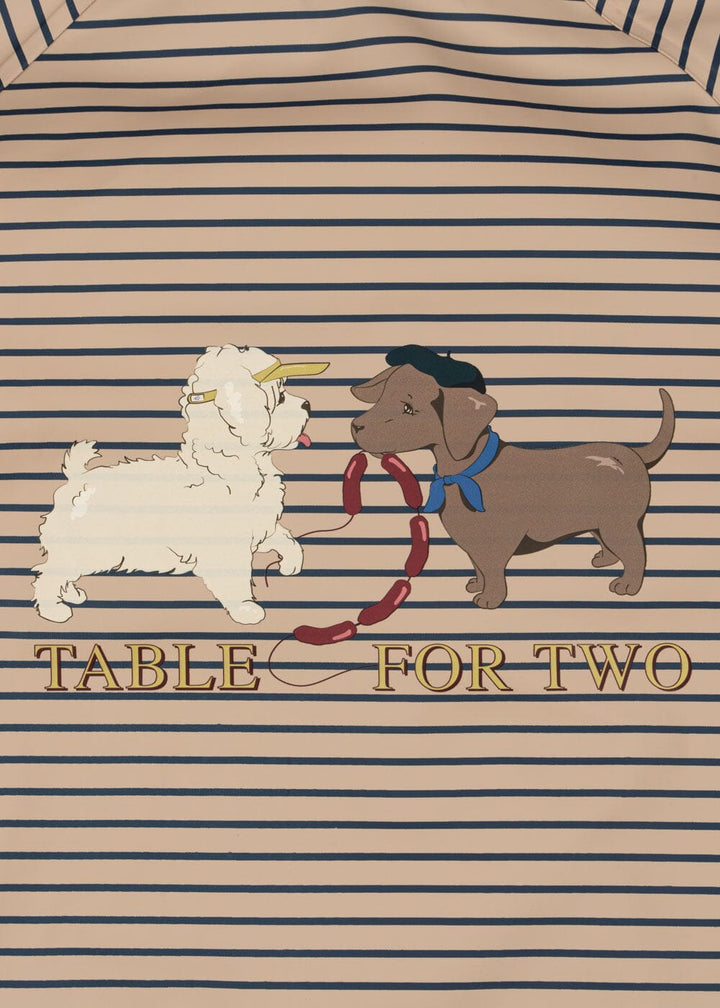 Konges Sløjd - Rainy Palme Dog Set Ks105758 - Stripe La Mer Regntøj 