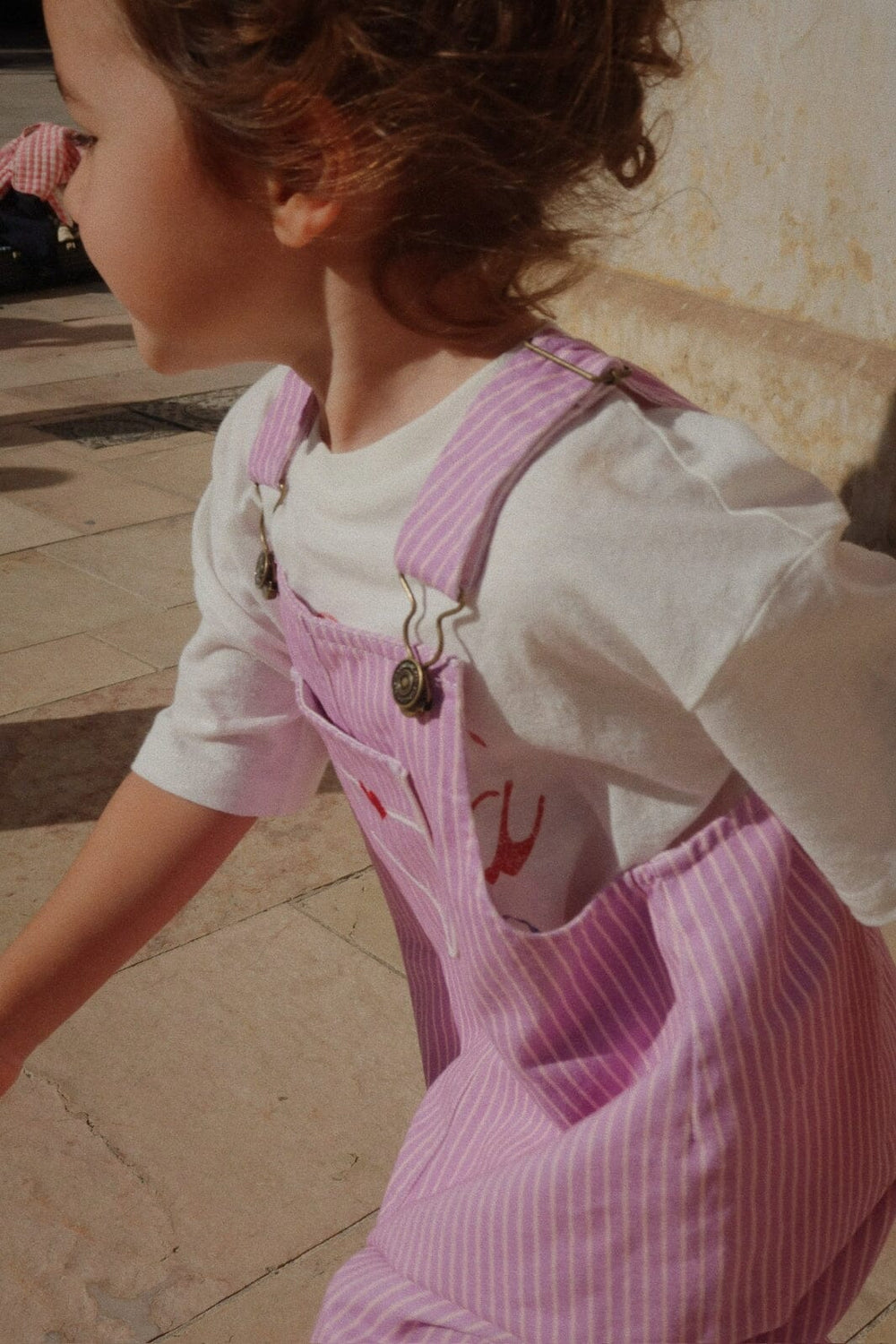Konges Sløjd - Rhw X Ks Lettre Overalls Gots Ks103610 - Stripe Lupino