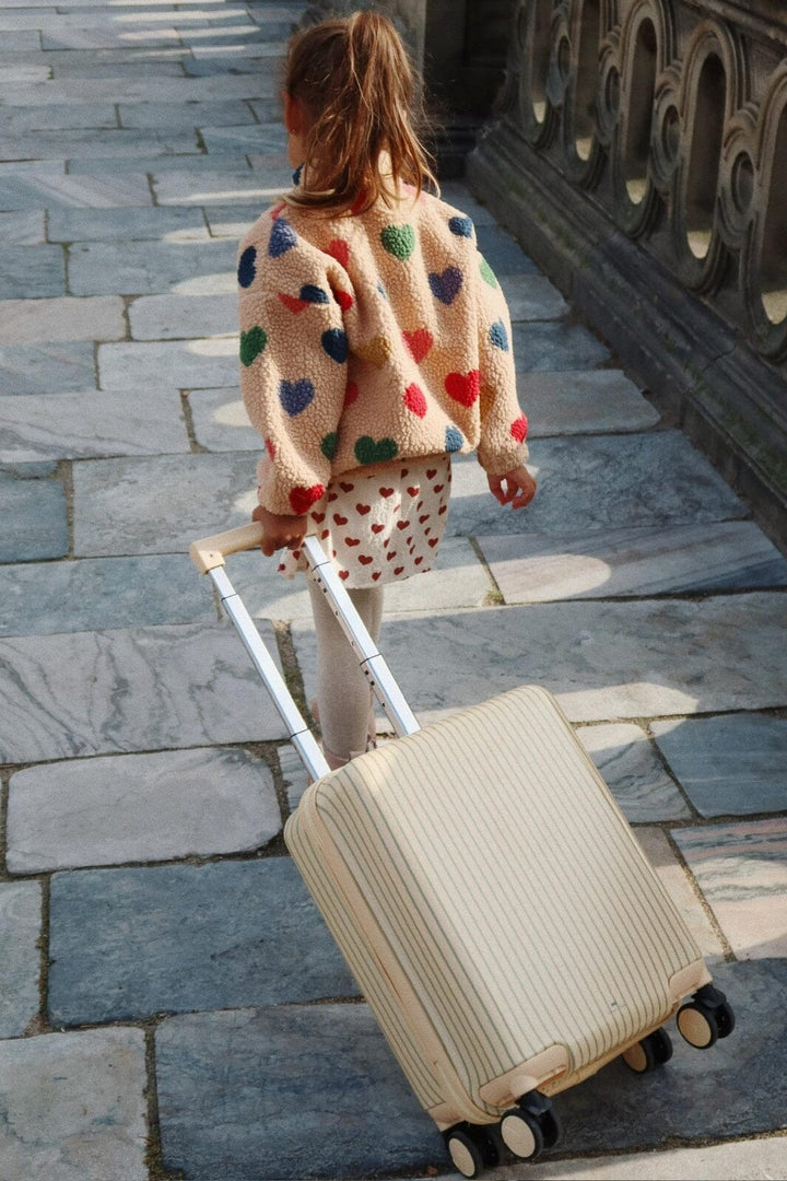 Konges Sløjd - Travel Suitcase Ks103550 - Tea Stripe