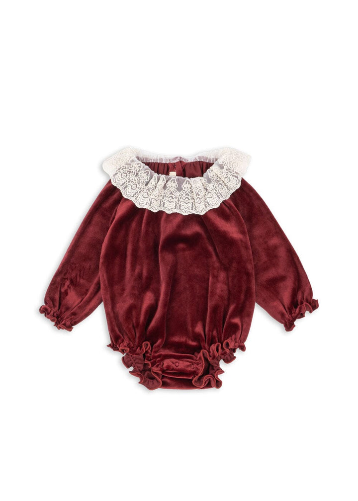 Konges Sløjd - Venola Romper Grs Ks102137 - Red Dahlia