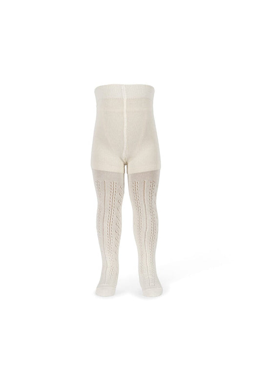 Konges Sløjd - Wool Pointelle Tights Ks106652 - Off White