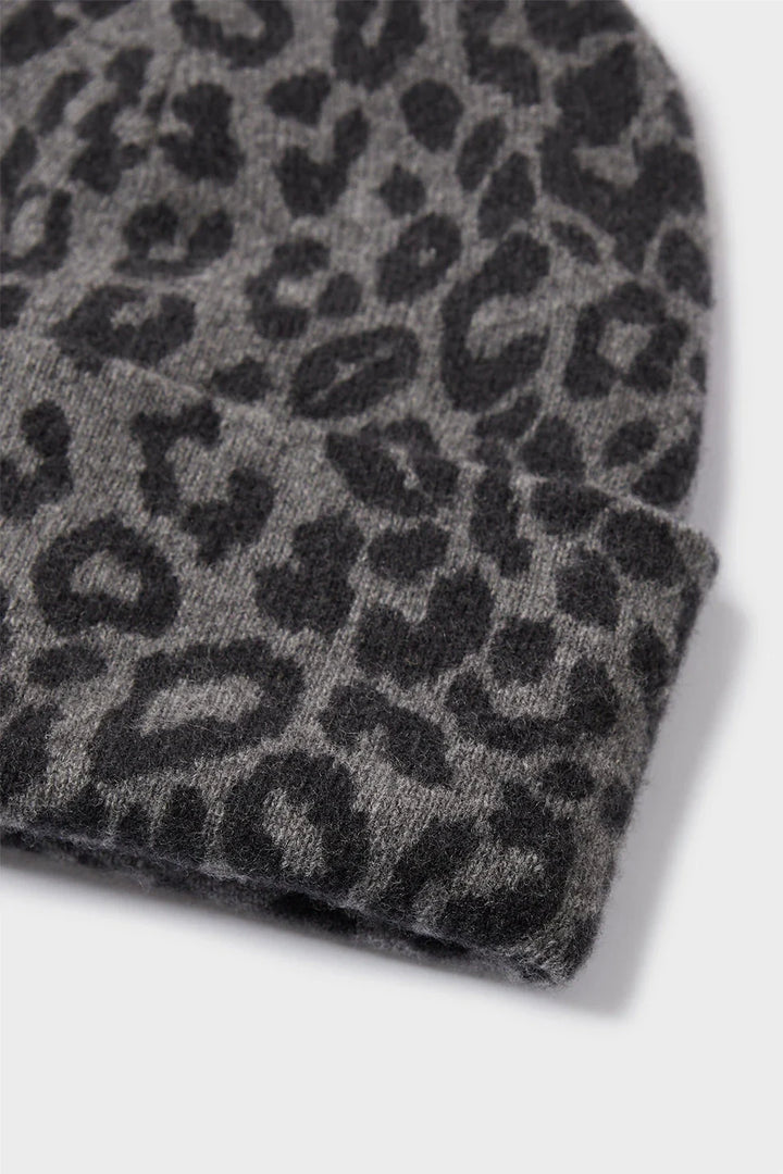 Lala Berlin - Lbbeanie Bina 10020105 - Asphalt Leo Huer 