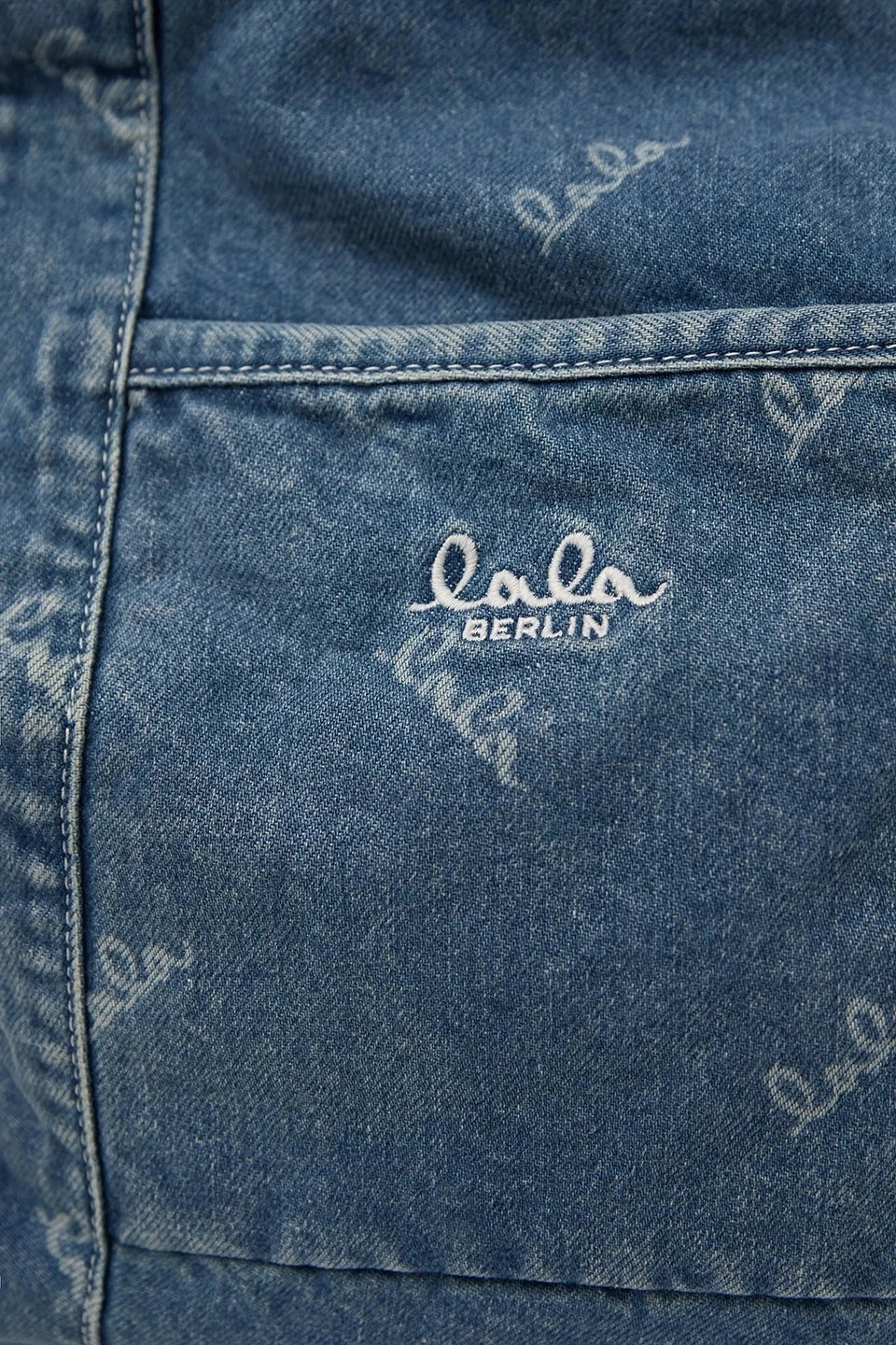 Lala Berlin - Tote Carmela 10017343 - Washed Blue Tasker 