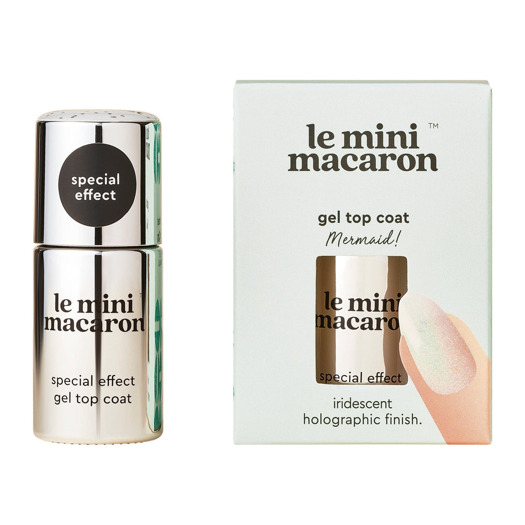 Le Mini Macaron - Single Gel Top Coat TOP003 - Mermaid Negle ting 