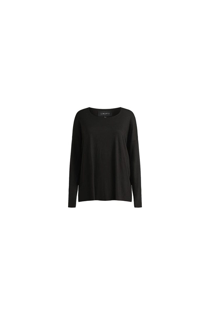 Liberte - Alma-Ls-Top 9504 - Black Black Simili