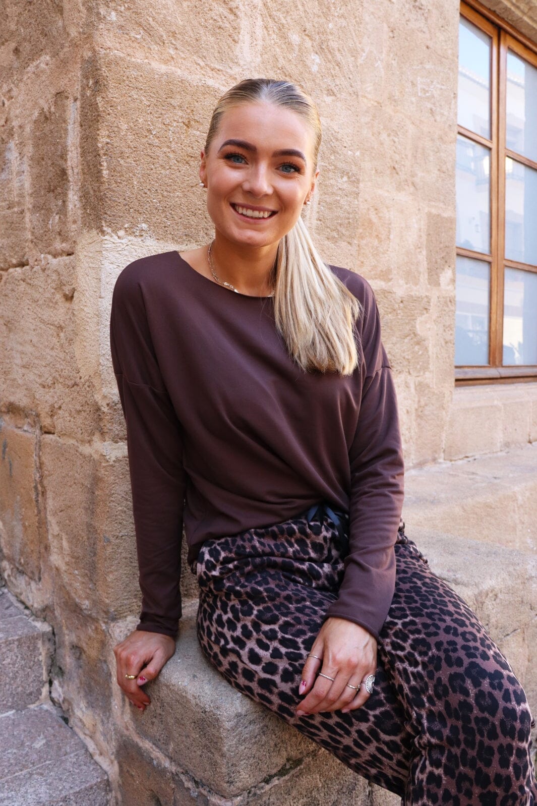 Liberte - Alma-Ls-Top (Fleece) 9354 - Brown