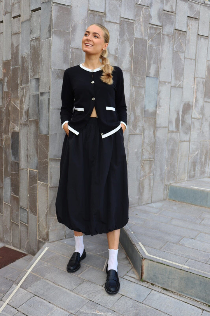 Liberte - Chani Cardigan 22345 - Black Creme