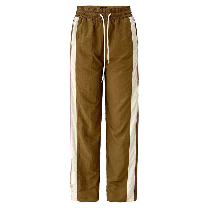 Liberte - Eva Wide Track Pant 22251 - Mocca Ivory Bukser 