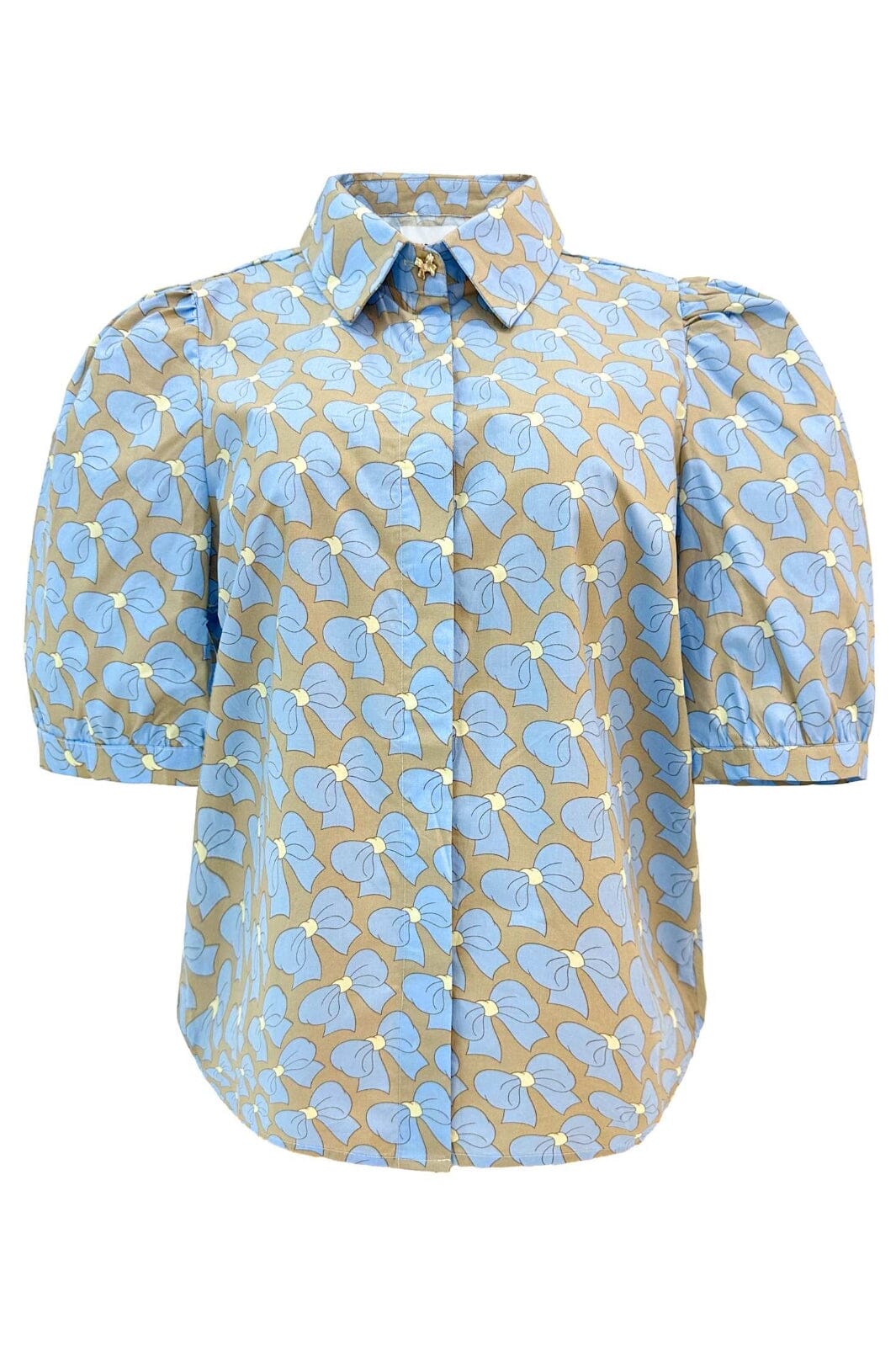 Liberte - Flora-Ss-Blouse 22181 - Cute Bow Blue