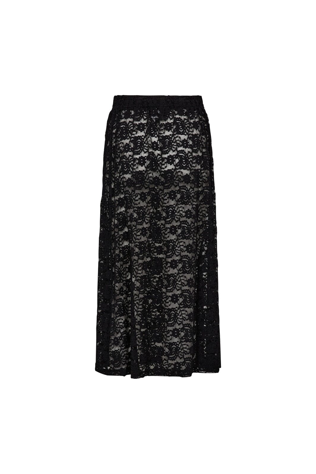 Liberte - Lacy Long Skirt 22355 - Black