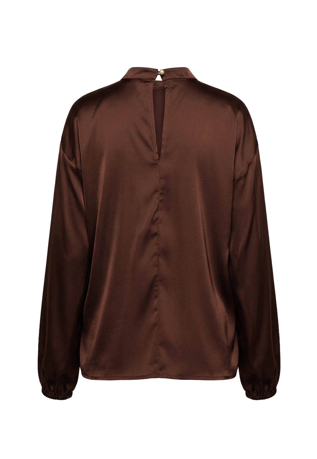 Liberte - Pip Ls Blouse 22313 - Dark Brown Bluser 