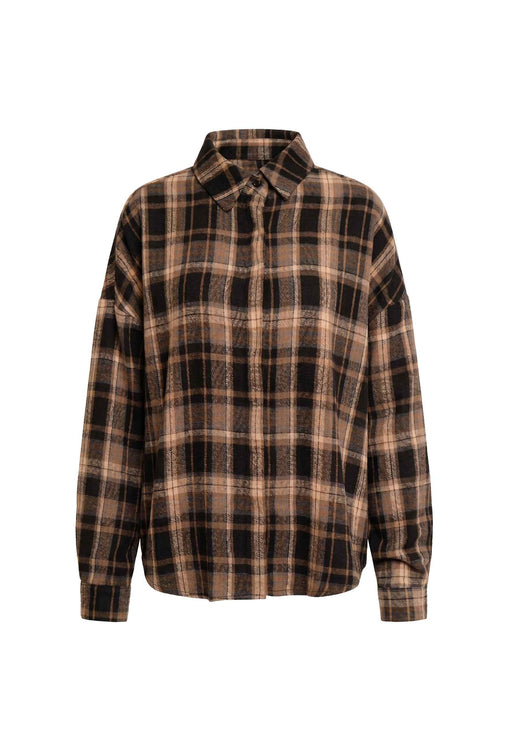 Liberte - Siri Ls Shirt 22471 - Black Creme Check Skjorter 