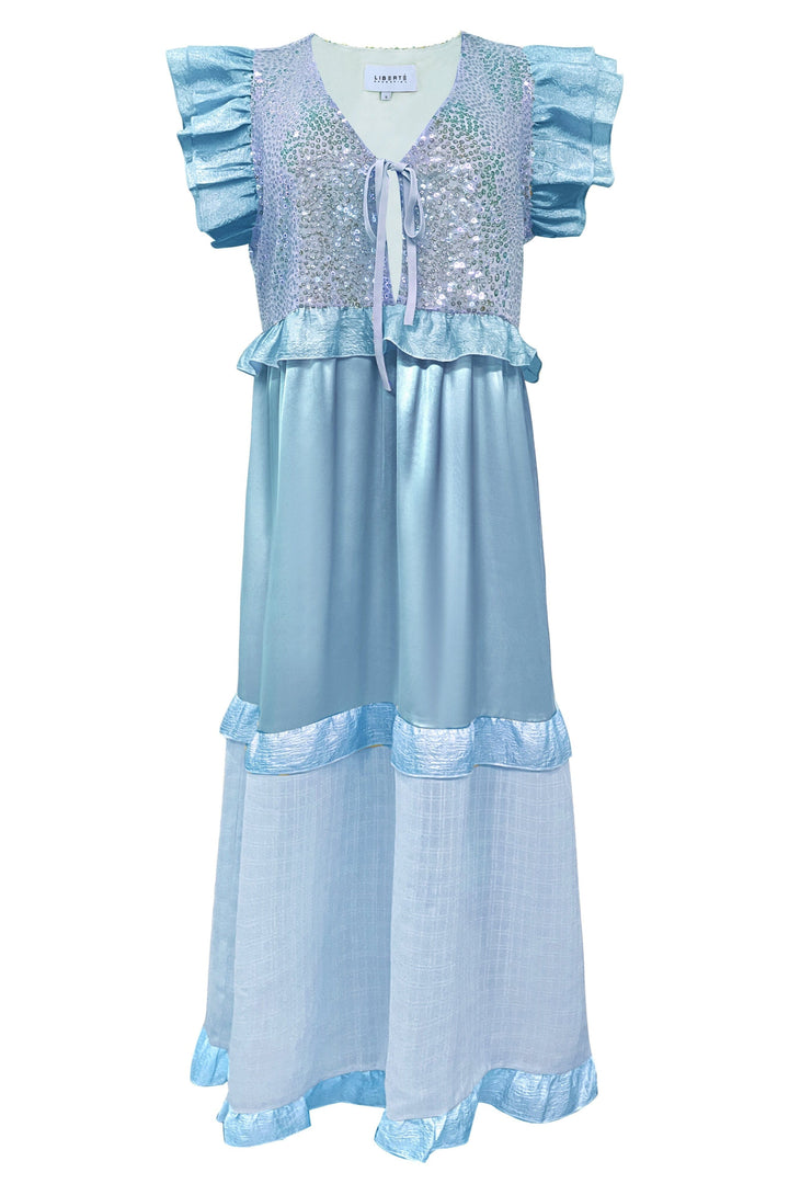 Liberte x Molly&My - Nor-Frill-Dress 22236 - Dream Blue Kjoler 