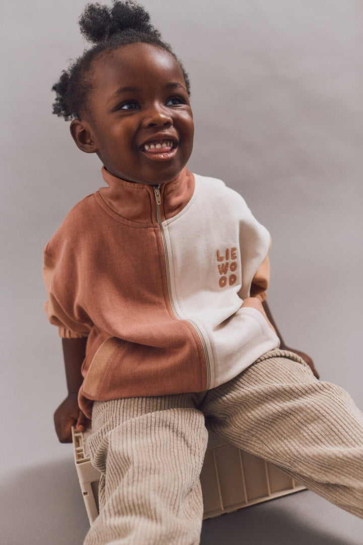 Liewood - Cassius Zip-up Sweatshirt LW20080 - Tuscany rose multi mix