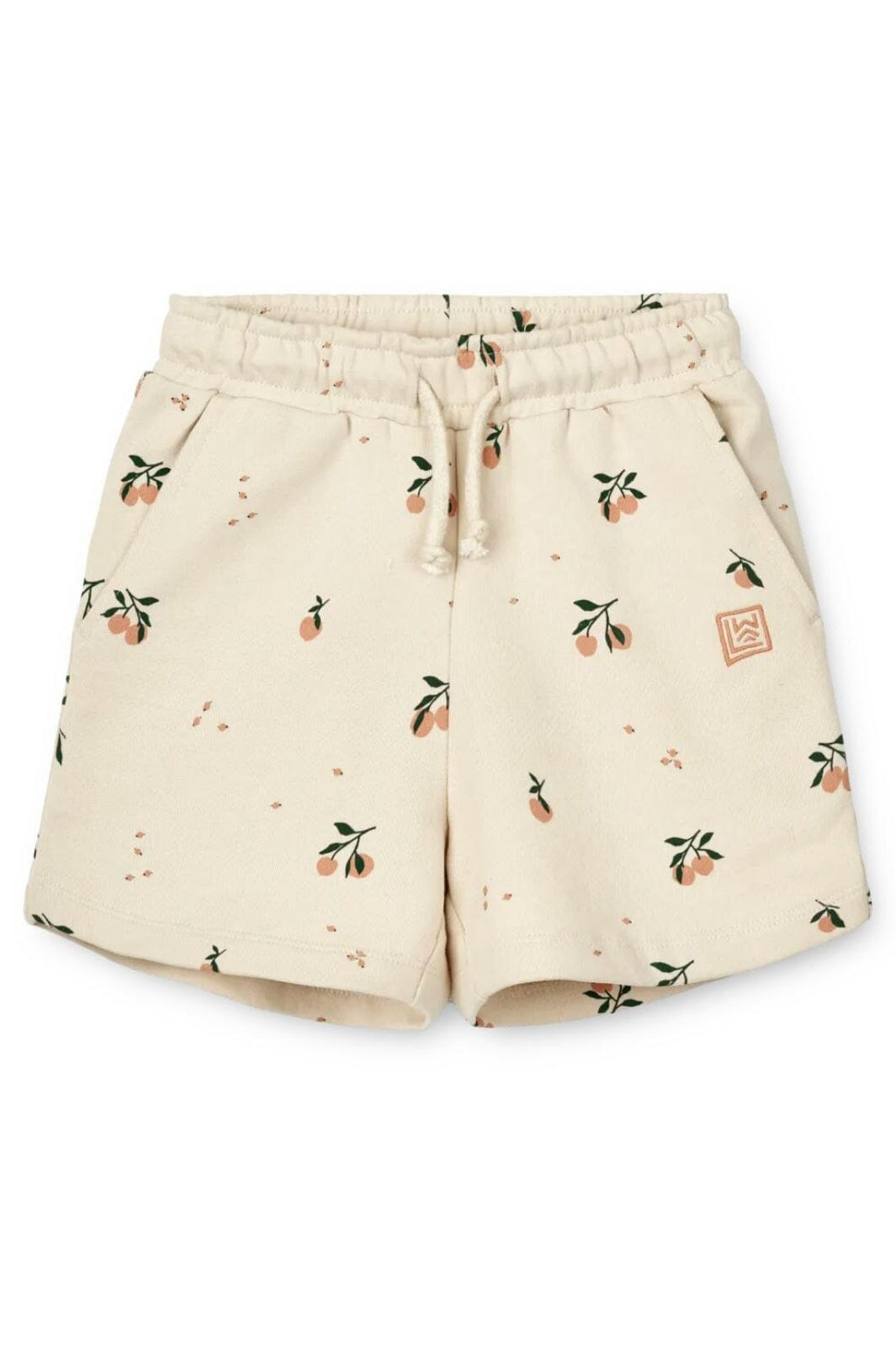 Liewood - Gram Printed Sweatshorts - Peach / Sea Shell Shorts 