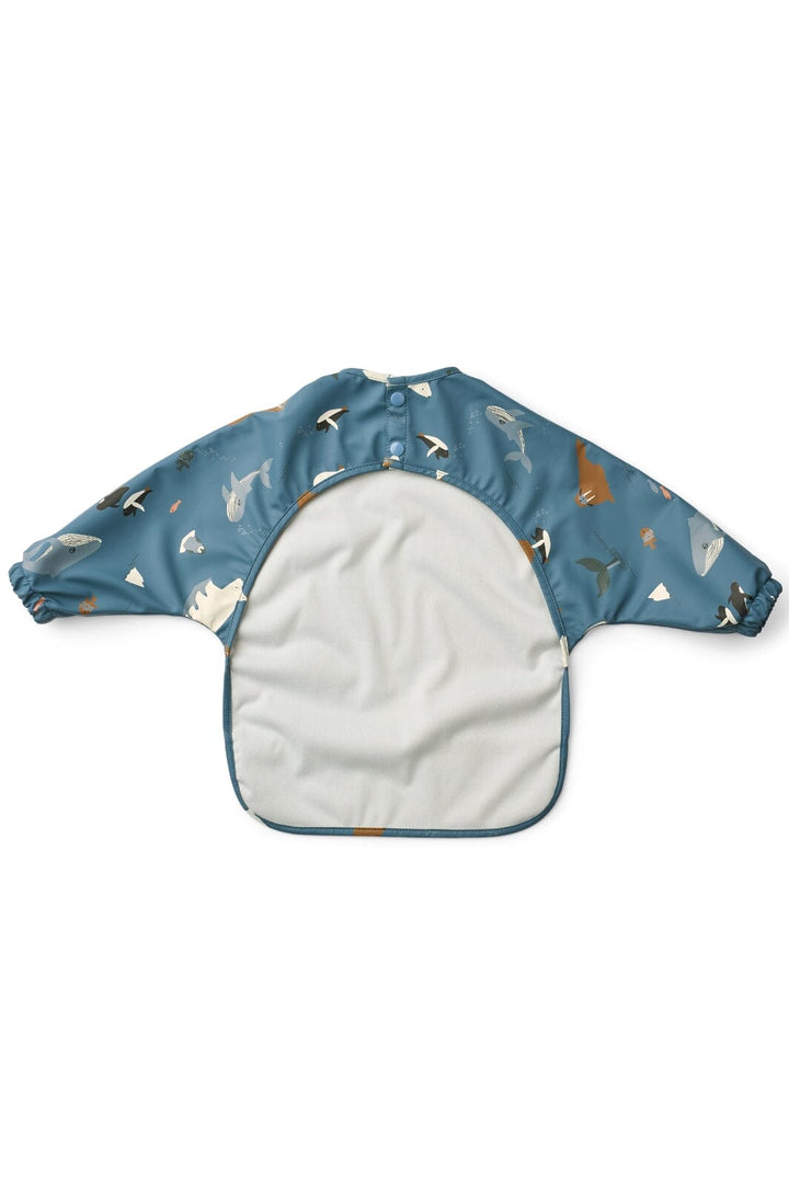 Liewood - Merle Printed Cape Bib LW18136 - Arctic Sea / Ocean view