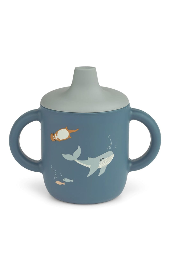 Liewood - Neil Sippy Cup LW13060 - Arctic Sea / Ocean view