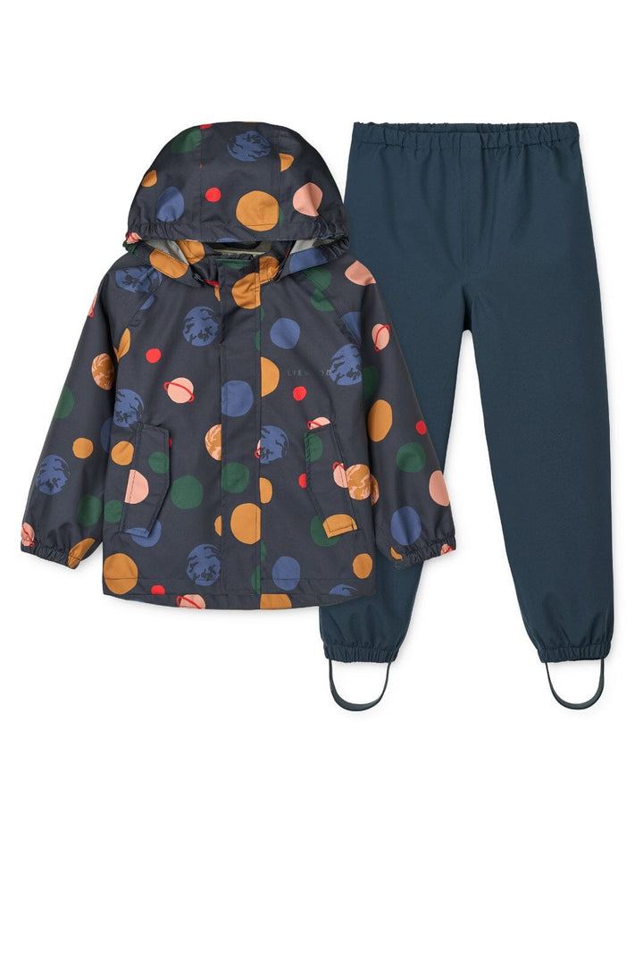 Liewood - Pedia Rainwear Set LW19909 - Universe / Classic navy