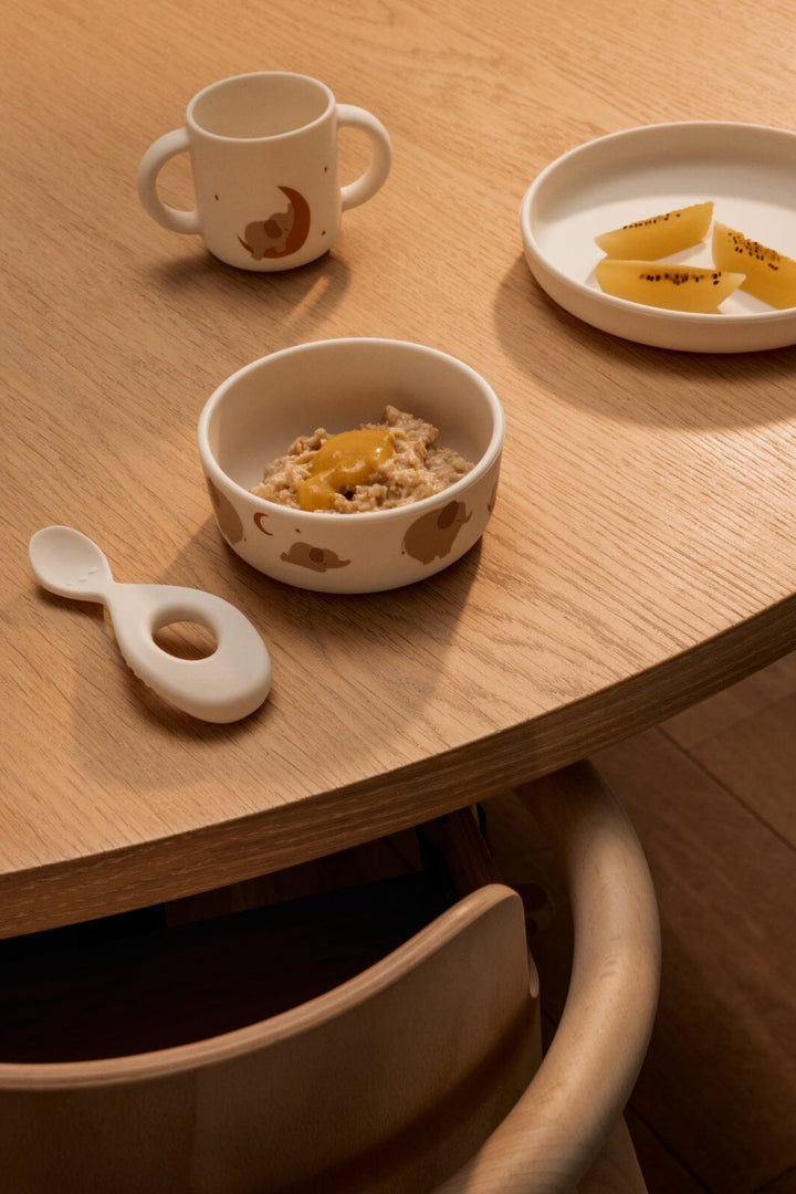 Liewood - Vivi Printed Tableware Set LW15135 - Elephant / Creme de la creme