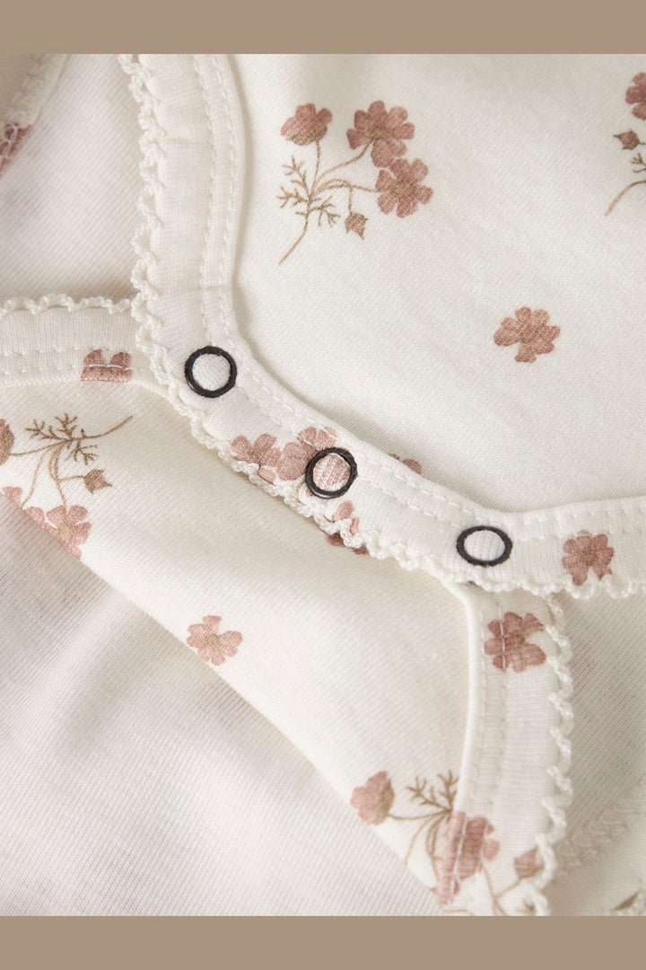 Lil' Atelier - Nbflayo Sif Ls Body Dress Lil - 5033047 Coconut Milk Flower Pink