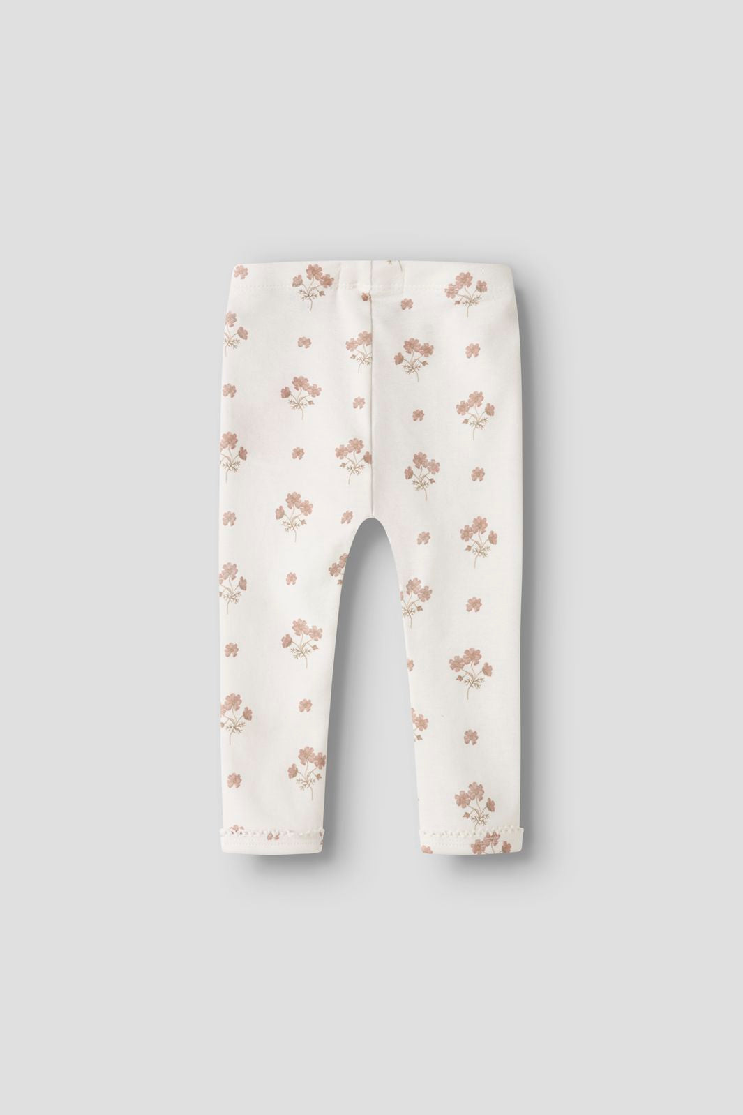 Lil' Atelier - Nbflayo Sin Slim Leggings Lil - 5033059 Coconut Milk Flower Pink