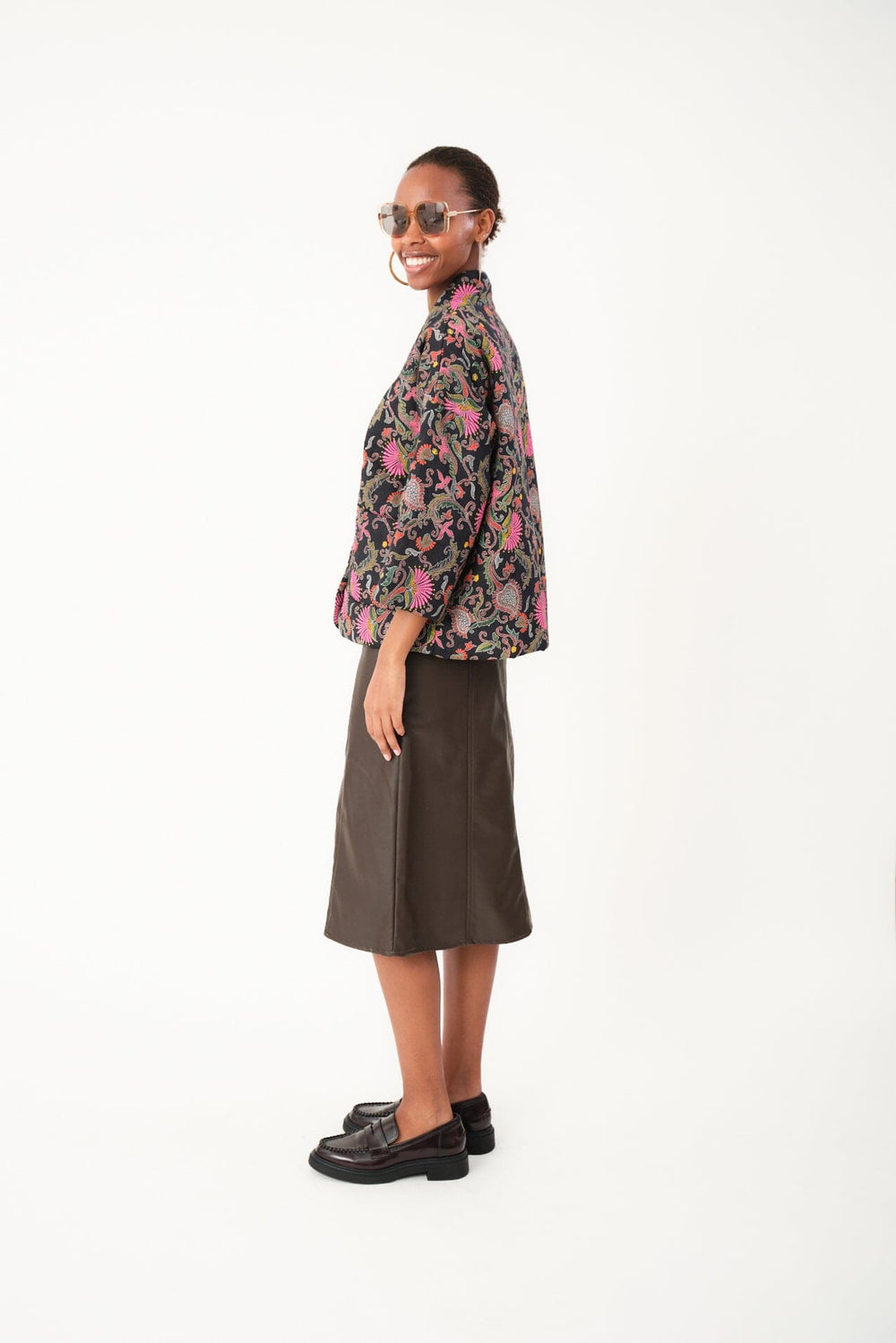 Lollys Laundry - Barbrall Jacket Ls25401-6000 - 74 Flower Print Jakker 