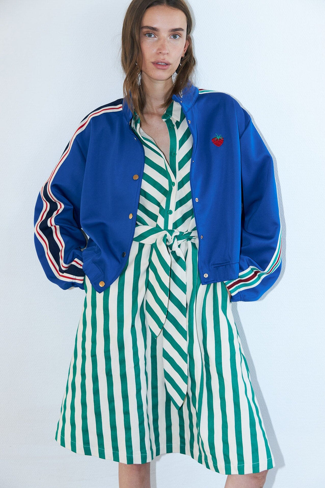 Lollys Laundry - Brooklynnll Short Jacket Ls 26159-6010 - 20 - 20 Blue Jakker 