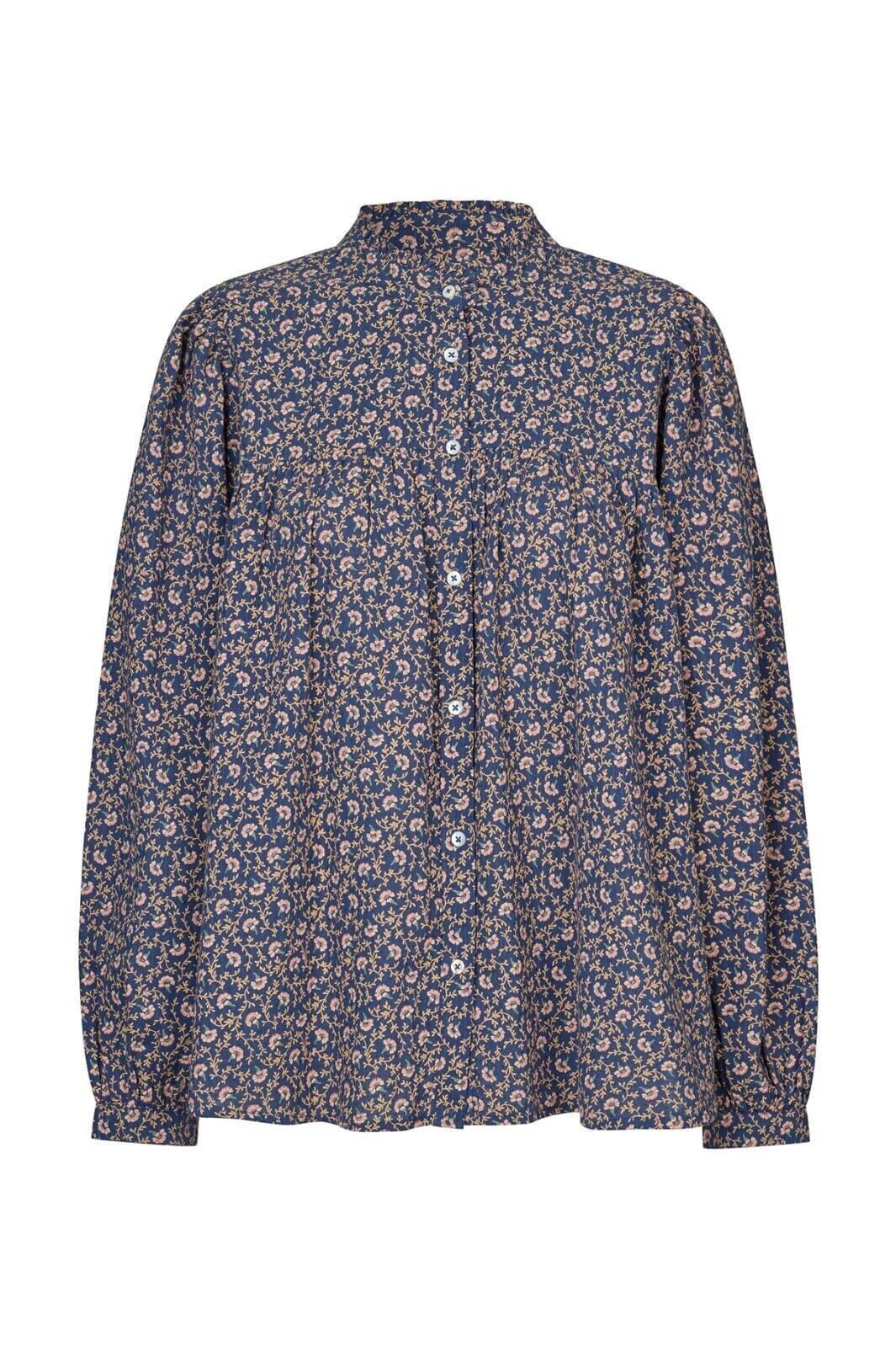 Lollys Laundry - Carall Shirt Ls - 74 Flower Print Bluser 