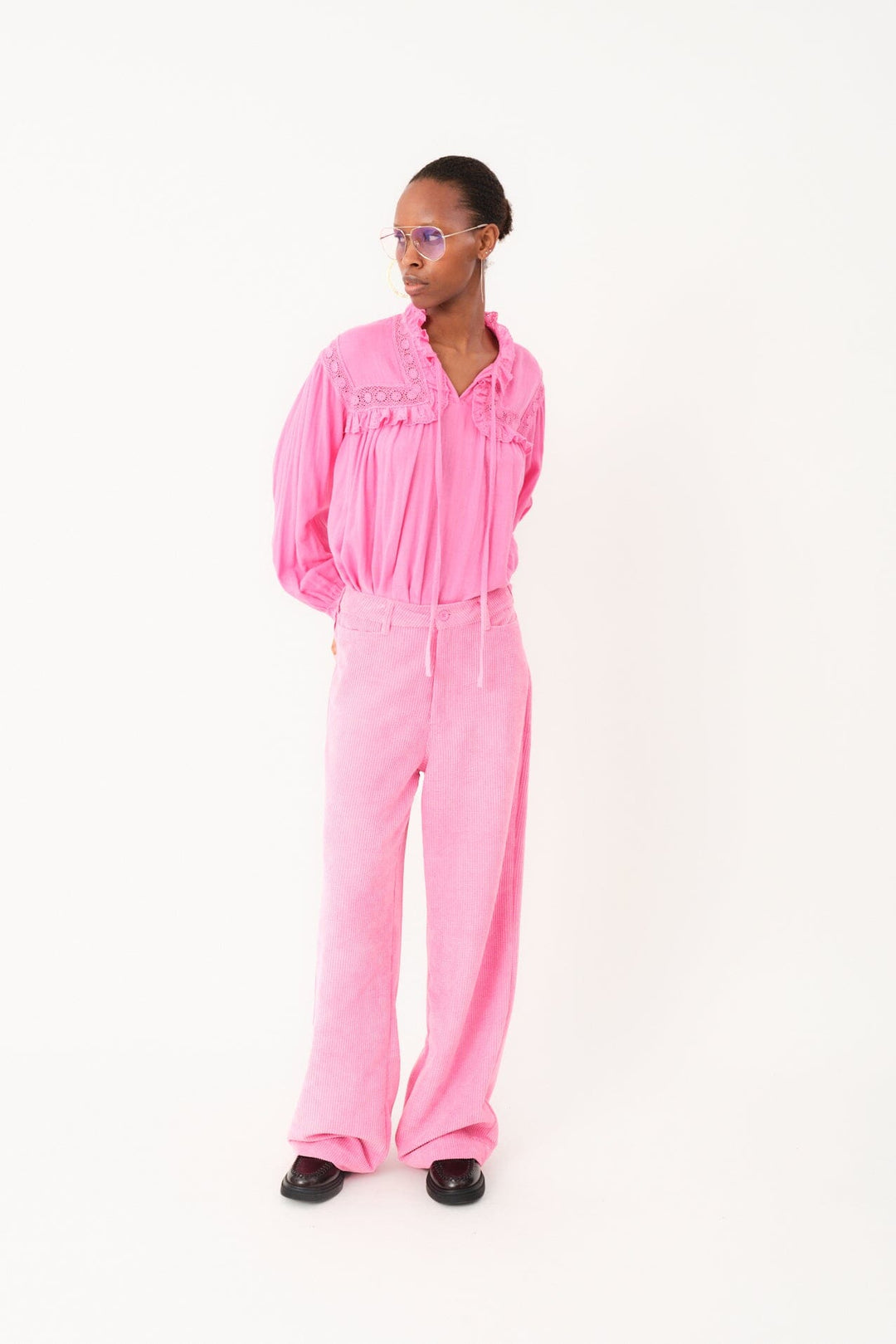Lollys Laundry - Floridall Pants25445-2012 - 51 Pink Bukser 