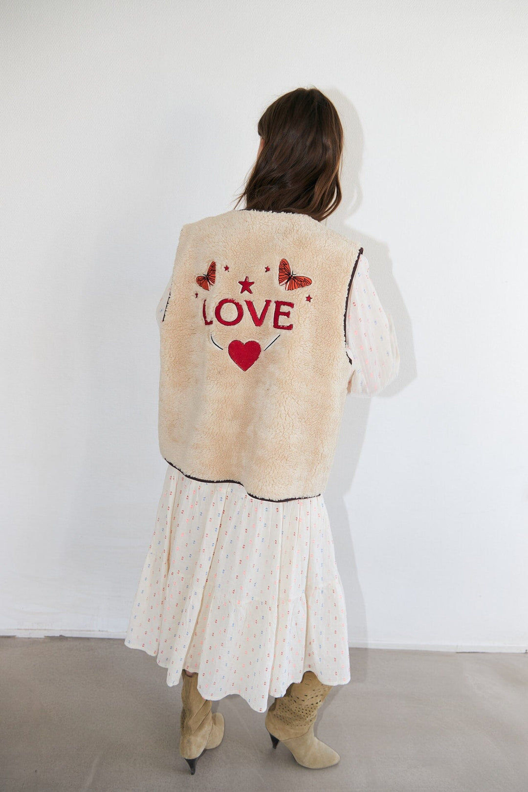 Lollys Laundry - Jacell Love Vest Sl 26181-1062 - 08 - Beige Veste 