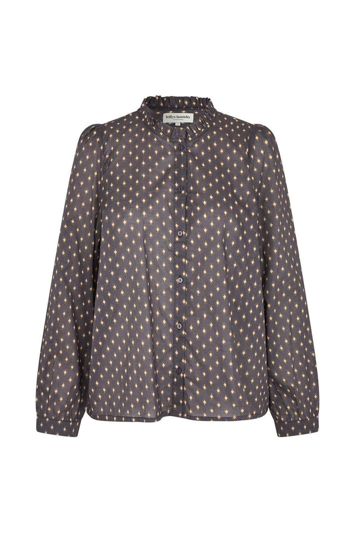 Lollys Laundry - Riverll Shirt Ls25516-1001 - 23 Dark Blue
