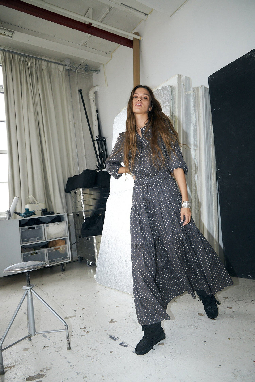 Lollys Laundry - Sagill Maxi Dress Ls25516-3001 - 23 Dark Blue Kjoler 