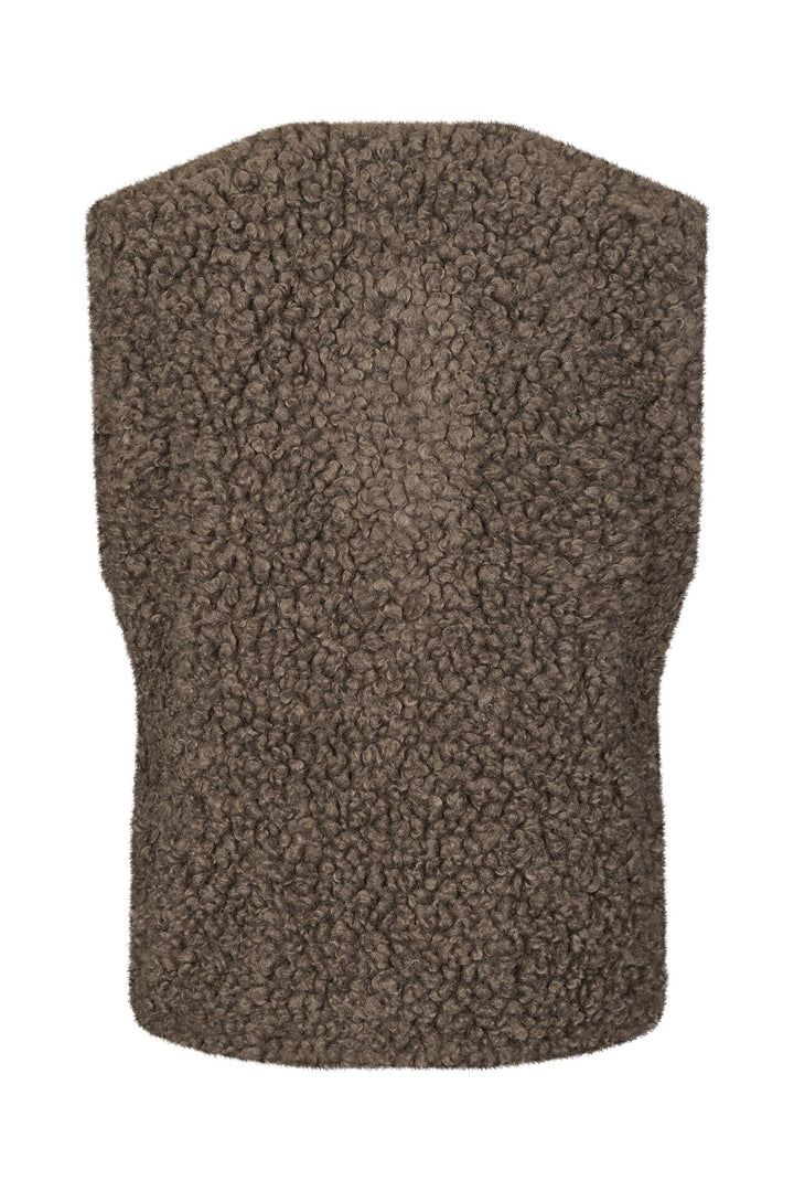 Lollys Laundry - Vadall Vest Sl25490-1066 - 87 Dark Mokka Veste 