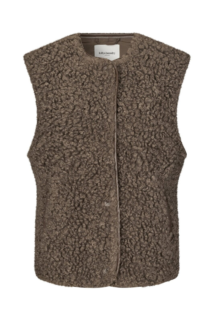Lollys Laundry - Vadall Vest Sl25490-1066 - 87 Dark Mokka Veste 