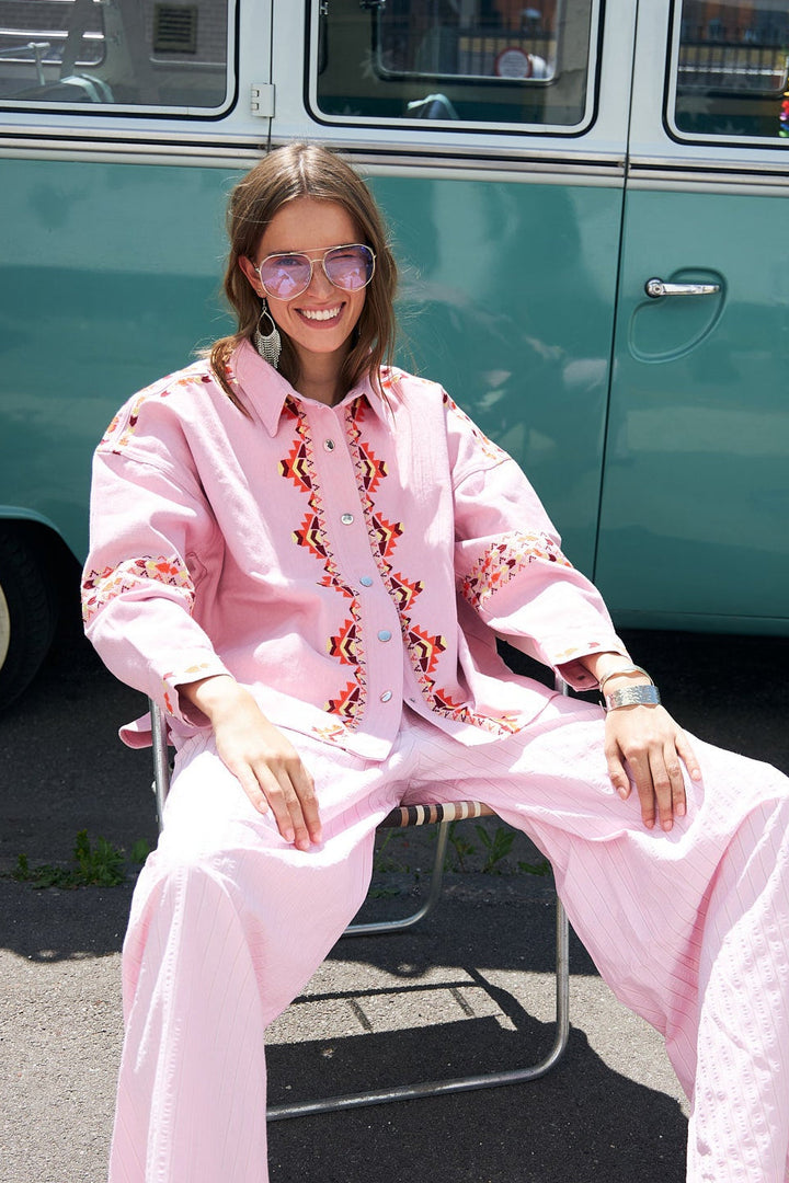 Lollys Laundry - Veidall Overshirt Ls26104-1003 - 51 Pink