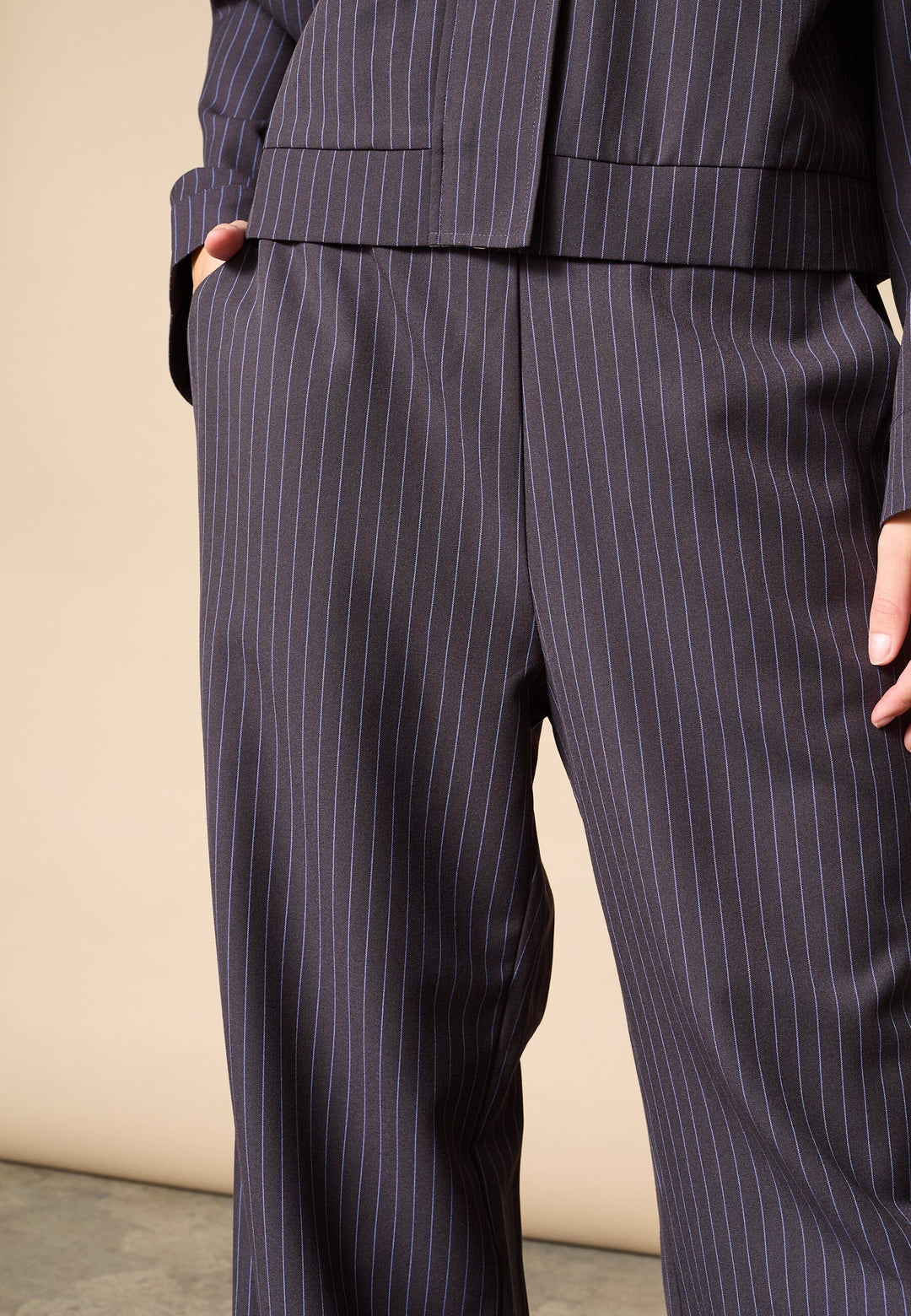 Love & Divine - Love1024-57 19483 - 402 - Blue Pinstripe Bukser 