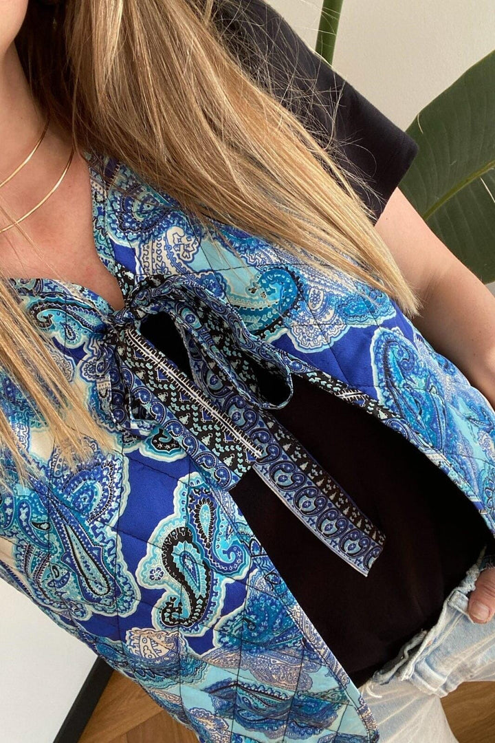 Love & Divine - Love1083-1 - 800 Blue Scarf Veste 