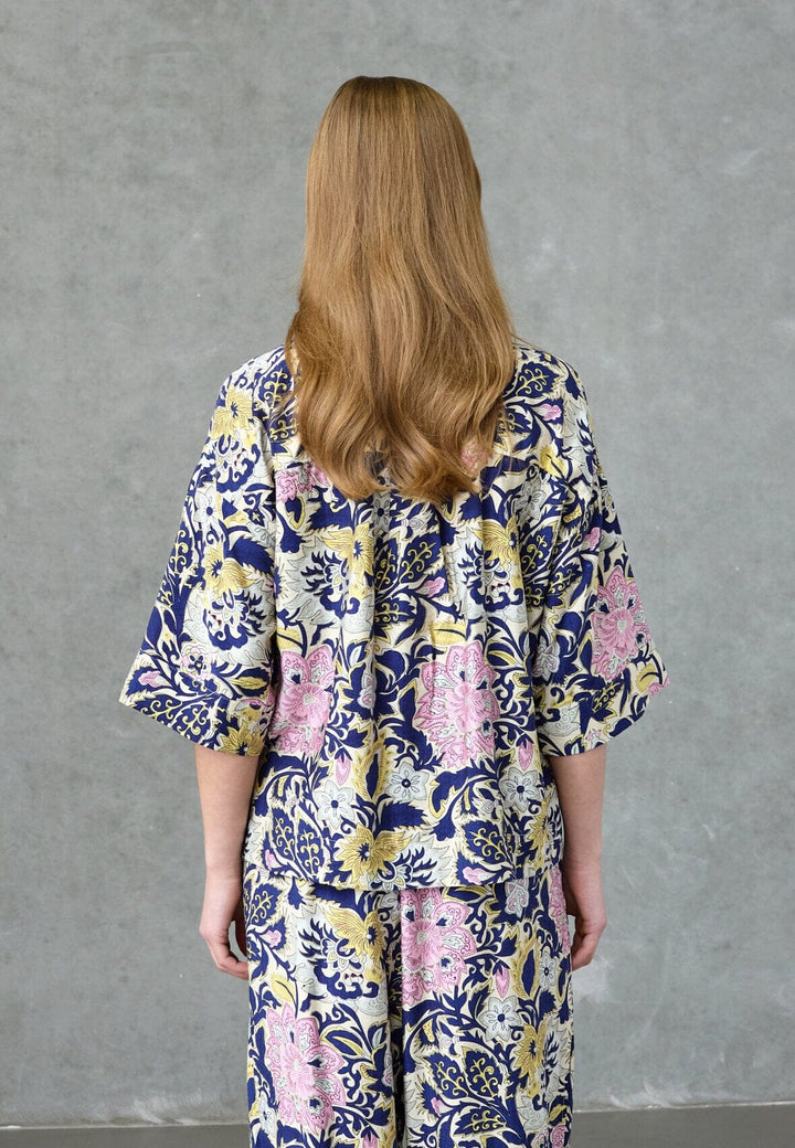 Love & Divine - Love1338-3 19917 - 801 - Navy Paisley Skjorter 