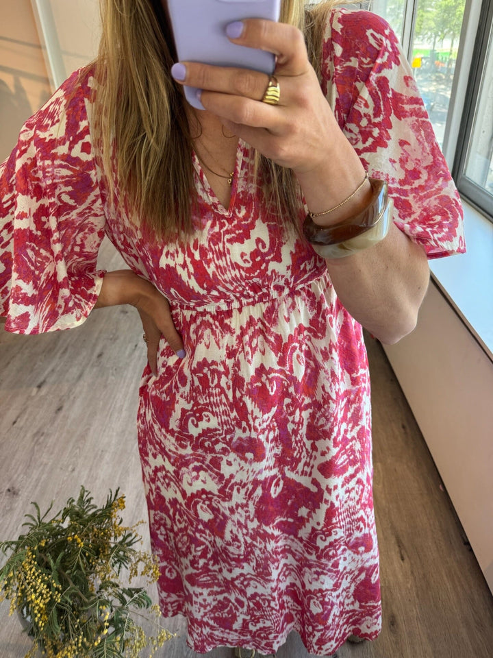 Love & Divine - Love1340-1 18909 - 804 - Red Ethnic Kjoler 