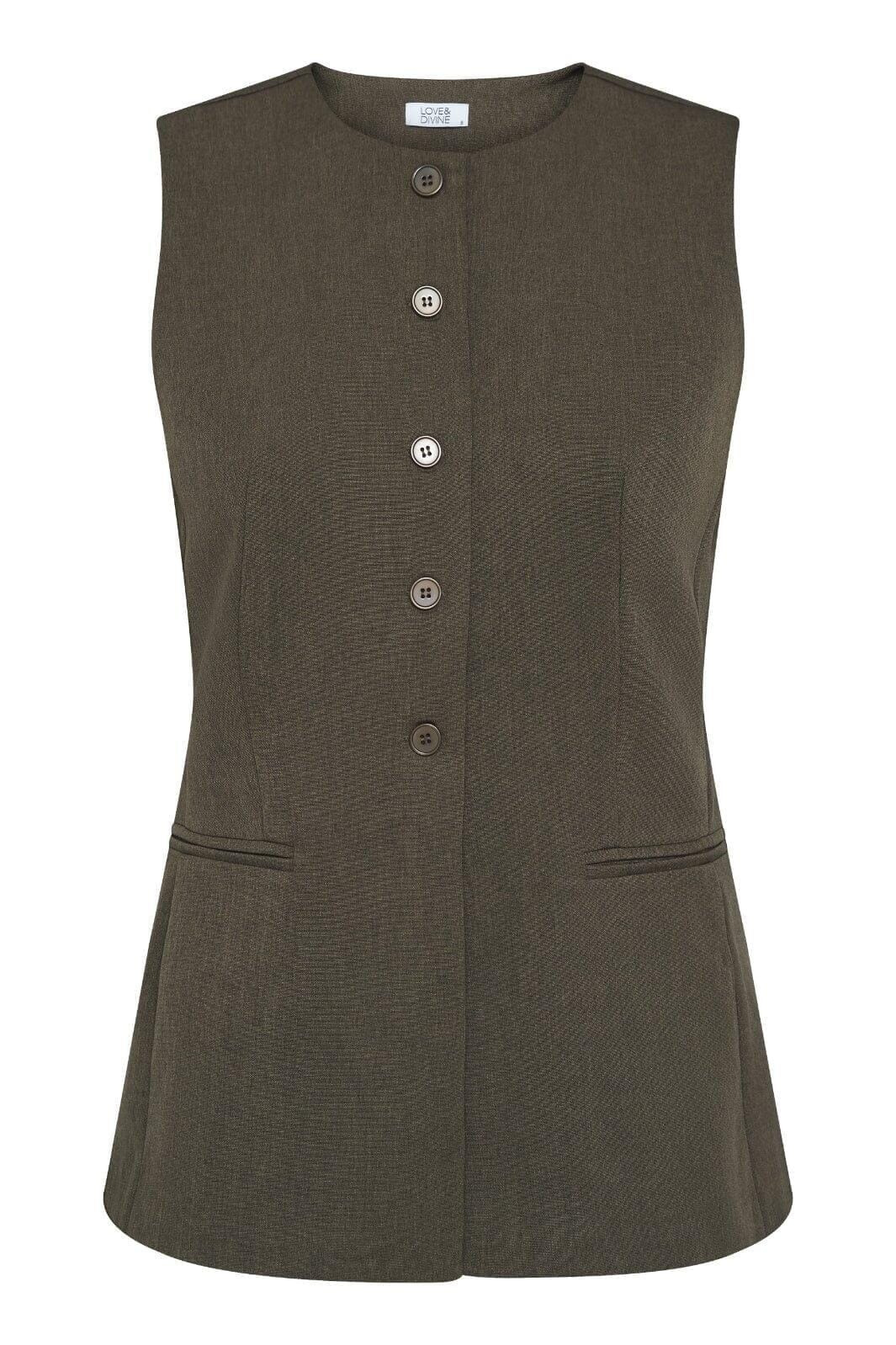 Forudbestilling - Love & Divine - Love1343 18770 - 201 - Brown Mel. Veste 