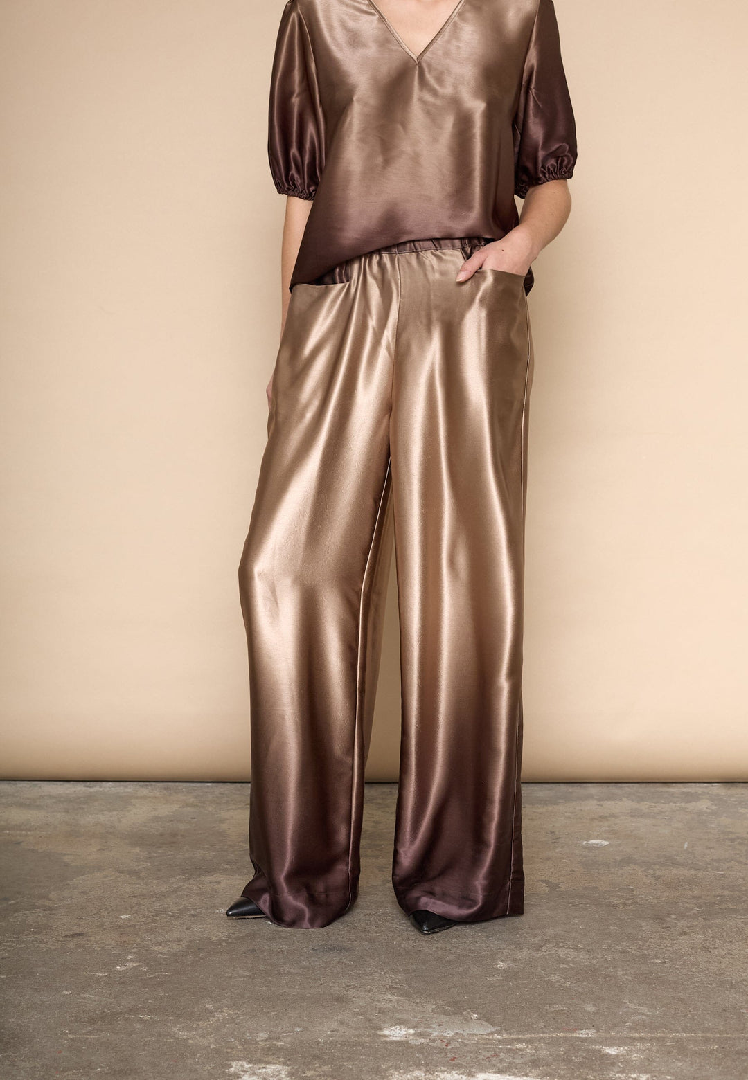 Love & Divine - Love1402 19122 - 804 - Brown Comb. Bukser 