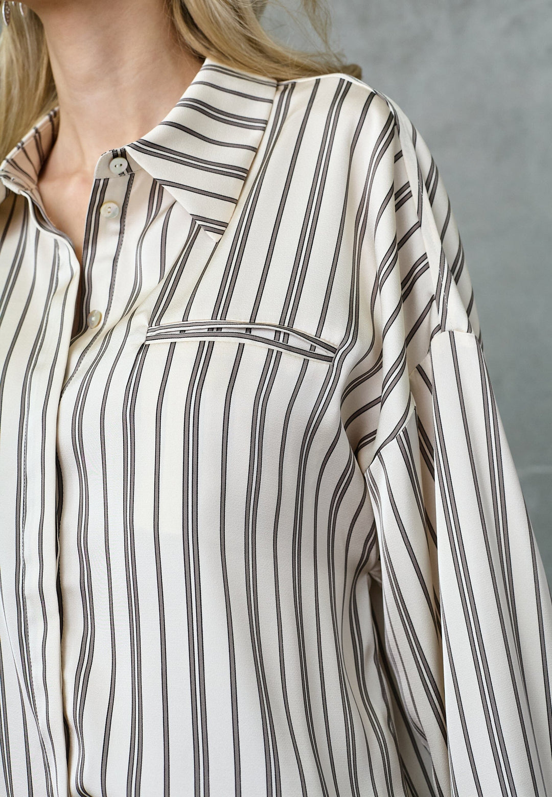 Love & Divine - Love1495-5 20145 - 833 - Cream Stripes Skjorter 
