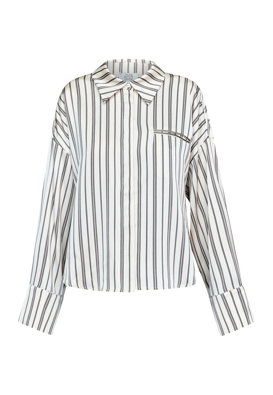Love & Divine - Love1495-5 20145 - 833 - Cream Stripes Skjorter 