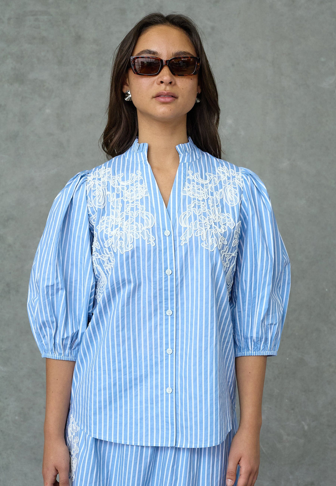 Love & Divine - Love1538-1 19991 - 830 - Blue Stripes Nederdele 