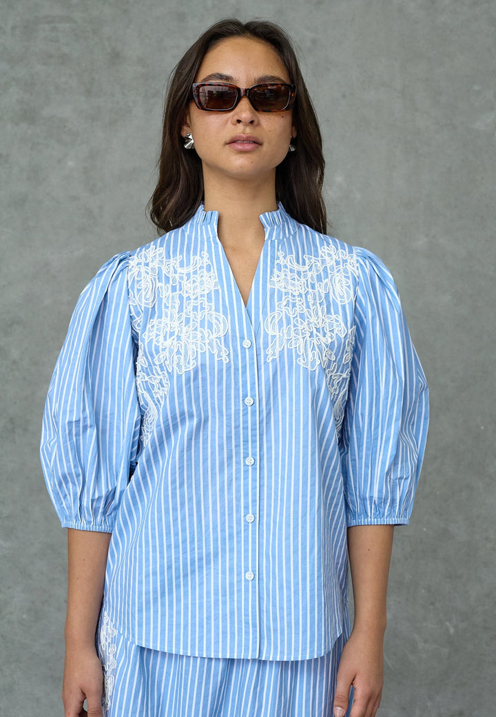 Love & Divine - Love1538-1 19991 - 830 - Blue Stripes Nederdele 