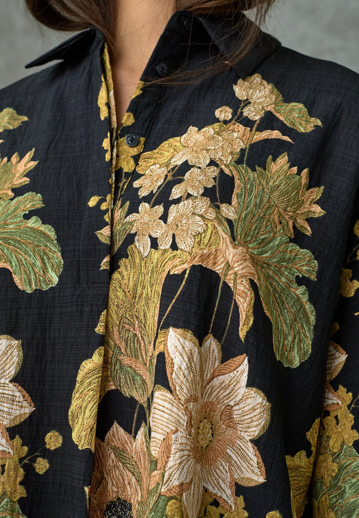 Love & Divine - Love1553 19965 - 001 - Black Paisley Bluser 