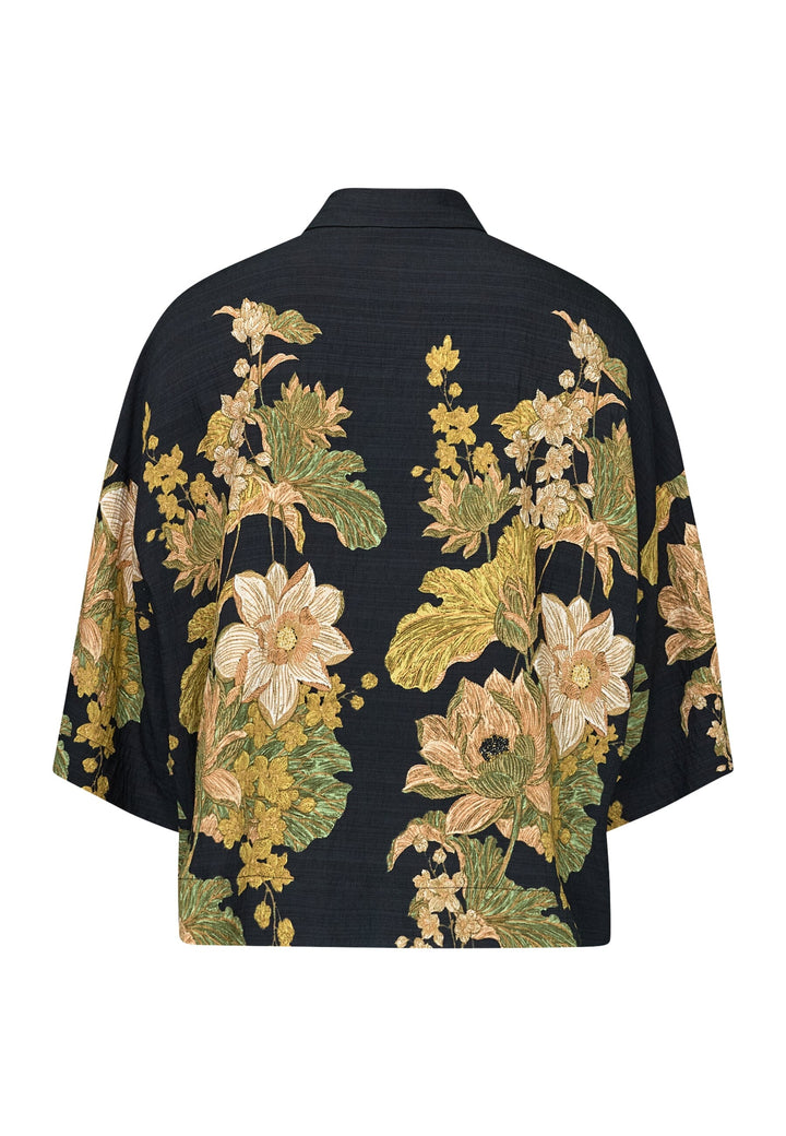 Love & Divine - Love1553 19965 - 001 - Black Paisley Bluser 